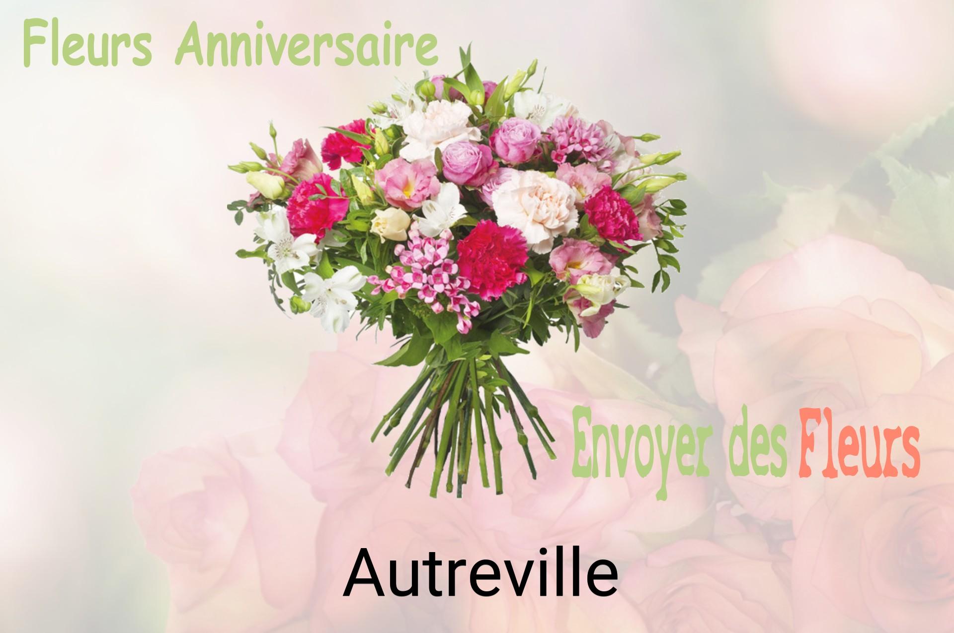 Bouquet de fleurs d’anniversaire livré à Autreville